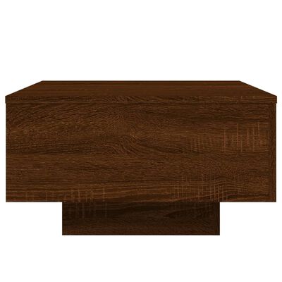 vidaXL Coffee Table Brown Oak 55x55x31 cm Engineered Wood