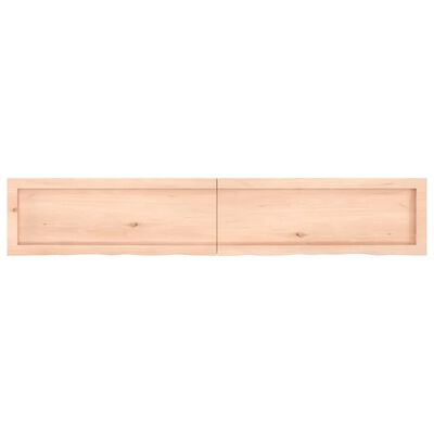 vidaXL Bathroom Countertop 160x30x(2-6) cm Untreated Solid Wood