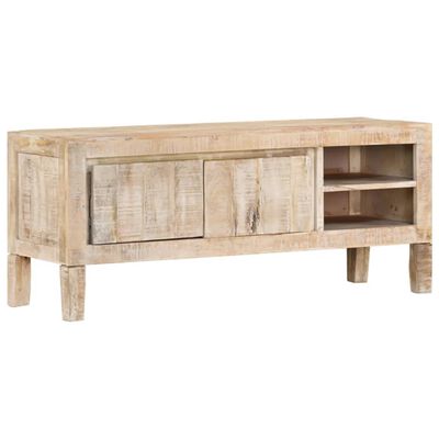 vidaXL TV Cabinet 110x35x46 cm Solid Wood Mango