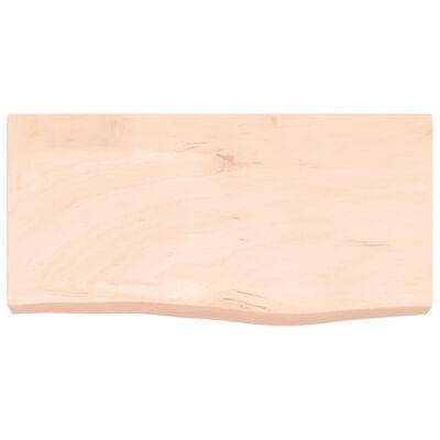 vidaXL Bathroom Countertop 60x30x(2-6) cm Untreated Solid Wood