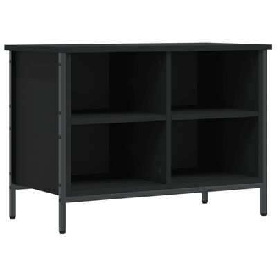 vidaXL Shoe Cabinet Black 69x35x50 cm Engineered Wood