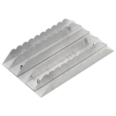 vidaXL Curry Combs 3 pcs Silver Aluminium