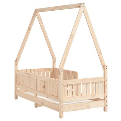 vidaXL Kids Bed Frame 70x140 cm Solid Wood Pine