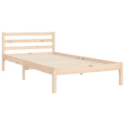 vidaXL Bed Frame without Mattress 100x200 cm Solid Wood