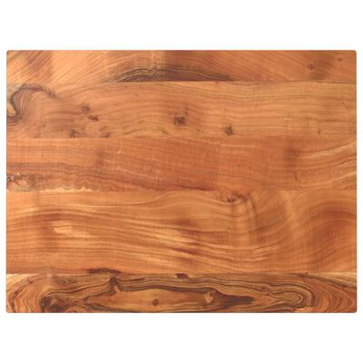 vidaXL Table Top 70x60x3.8 cm Rectangular Solid Wood Acacia