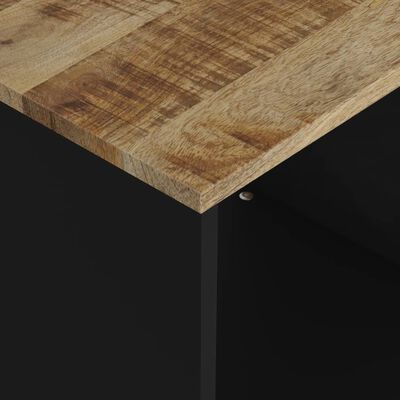 vidaXL Coffee Table 40x31x46 cm Solid Wood Mango&Engineered Wood