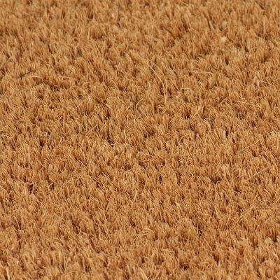 vidaXL Door Mat Natural 100x200 cm Tufted Coir