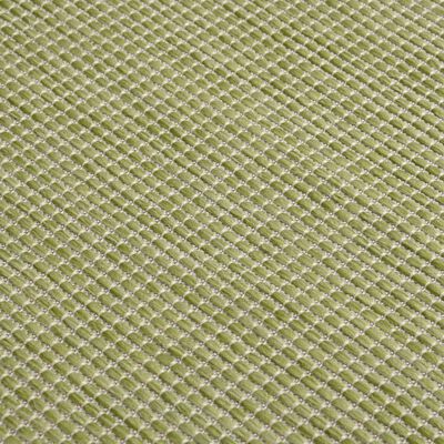 vidaXL Outdoor Flatweave Rug 80x250 cm Green