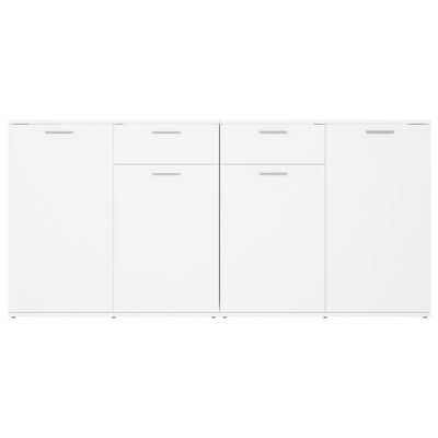 vidaXL Sideboard White 160x36x75 cm Engineered Wood