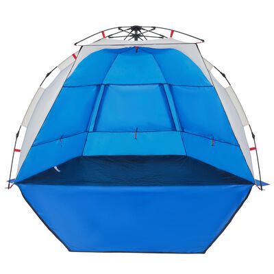 vidaXL Beach Tent 2-Person Azure Blue Quick Release Waterproof