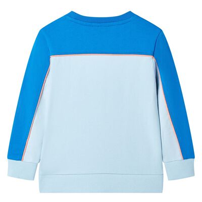 Kids' Sweatshirt Bright Blue and Light Blue 116