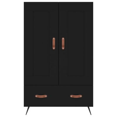 vidaXL Highboard Black 69.5x31x115 cm Engineered Wood