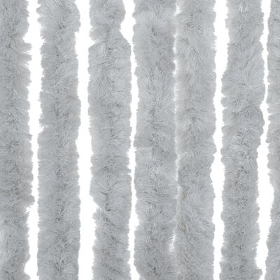 vidaXL Fly Curtain Grey 90x200 cm Chenille