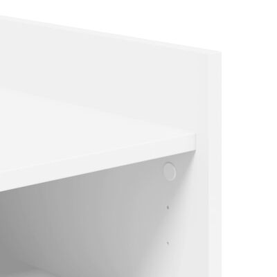 vidaXL Shoe Cabinet White 52x37.5x100 cm Engineered Wood