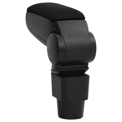 vidaXL Car Armrest Black 13x31x(30.5-48) cm ABS