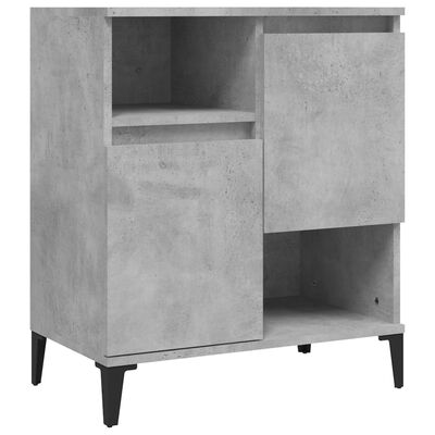 vidaXL Sideboard Concrete Grey 60x35x70 cm Engineered Wood