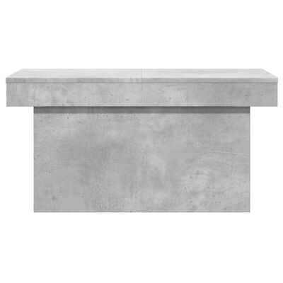 vidaXL Coffee Table Concrete Grey 80x55x40 cm Engineered Wood