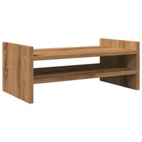 vidaXL Monitor Stand Artisian Oak 50x27x20 cm Engineered Wood