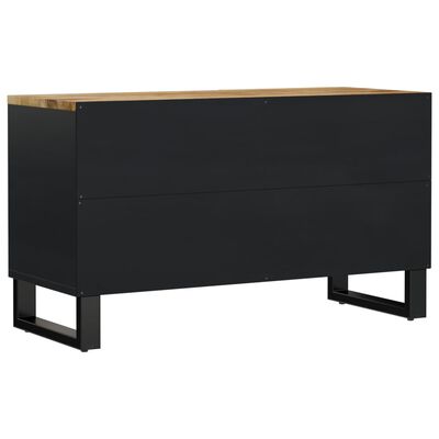 vidaXL TV Cabinet 80x33x46 cm Solid Wood Mango&Engineered Wood