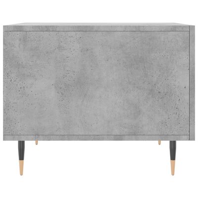 vidaXL Coffee Table Concrete Grey 50x50x40 cm Engineered Wood