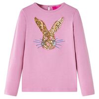 Kids' T-shirt with Long Sleeves Burnt Pink 92