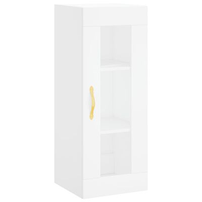 vidaXL Highboard White 34.5x34x180 cm Engineered Wood