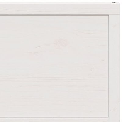 vidaXL Barn Door White 90x208 cm Solid Wood Pine