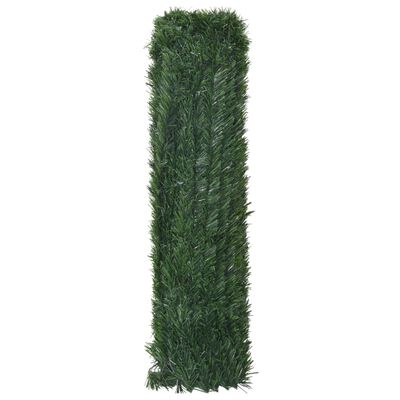 vidaXL Artificial Grass Fence Green 1x5 m