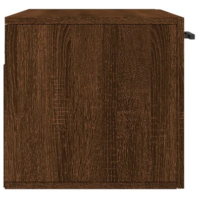 vidaXL Wall Cabinet Brown Oak 80x36.5x35 cm Engineered Wood