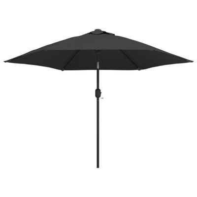 vidaXL Garden Parasol with Metal Pole 300 cm Anthracite