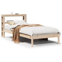 vidaXL Bed Frame without Mattress 100x200 cm Solid Wood Pine