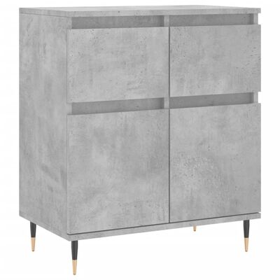 vidaXL Sideboard Concrete Grey 60x35x70 cm Engineered Wood