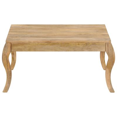 vidaXL Coffee Table 80x80x40 cm Solid Mango Wood