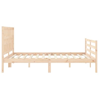 vidaXL Bed Frame without Mattress 160x200 cm Solid Wood