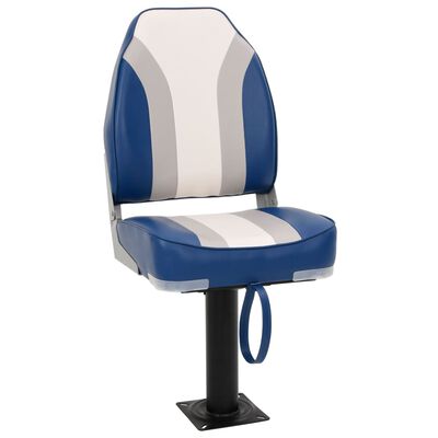 vidaXL Boat Seat with Pedestal 360° Rotatable