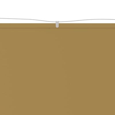 vidaXL Vertical Awning Beige 200x360 cm Oxford Fabric