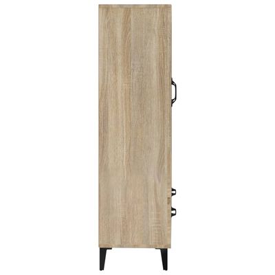 vidaXL Highboard Sonoma Oak 70x31x115 cm Engineered Wood