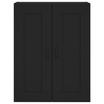 vidaXL Highboard Black 69.5x34x180 cm Engineered Wood