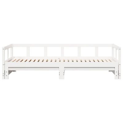 vidaXL Daybed without Mattress White 80x200 cm Solid Wood Pine