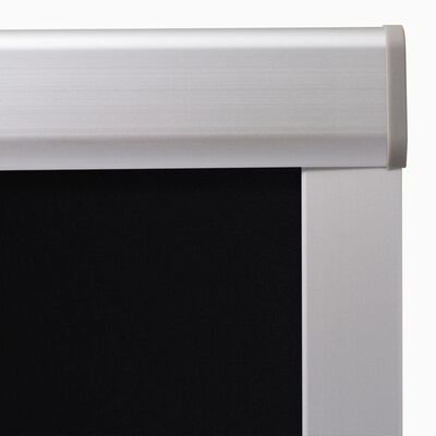 vidaXL Blackout Roller Blind Black PK08