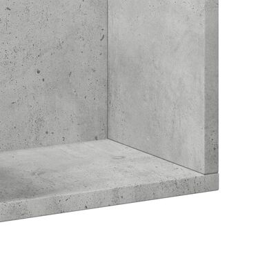 vidaXL Wall Cabinets 2 pcs Concrete Grey 99x18x16.5 cm Engineered Wood