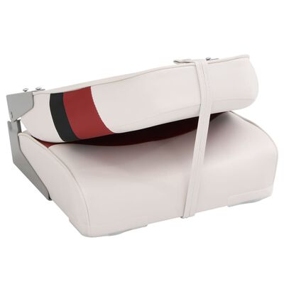 vidaXL 2 Piece Foldable Boat Seat Set High Backrest