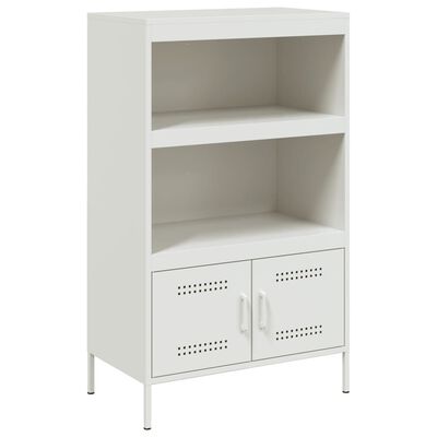 vidaXL Highboard White 68x39x113 cm Steel