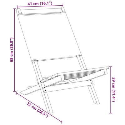 vidaXL Garden Chairs 2 pcs Anthracite Solid Wood Acacia and Fabric