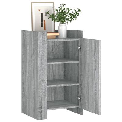 vidaXL Sideboard Grey Sonoma 45x35x75 cm Engineered Wood