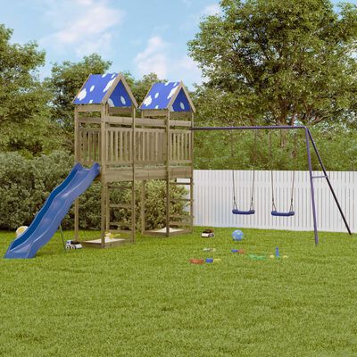 vidaXL Outdoor Playset Impregnated Wood Pine