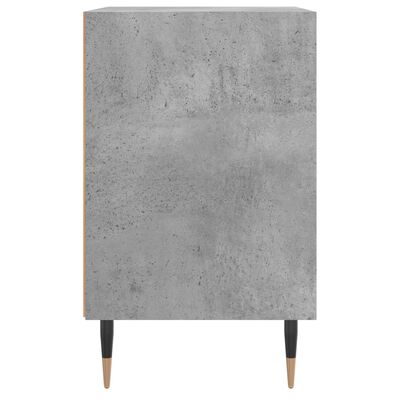 vidaXL Bedside Cabinet Concrete Grey 40x30x50 cm Engineered Wood