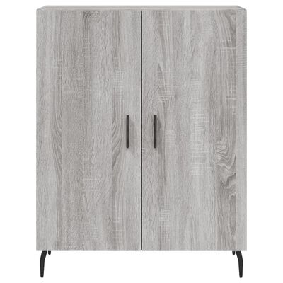 vidaXL Highboard Grey Sonoma 69.5x34x180 cm Engineered Wood