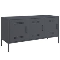 vidaXL TV Cabinet Anthracite 100.5x39x50.5 cm Steel