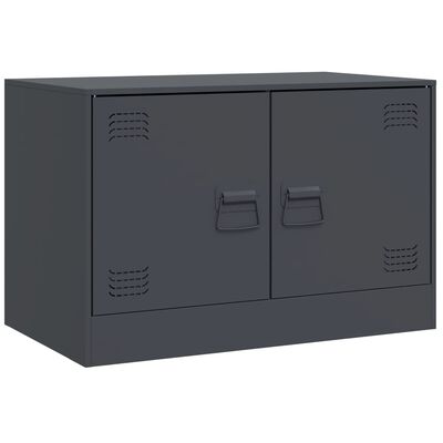 vidaXL TV Cabinet Anthracite 67x39x44 cm Steel